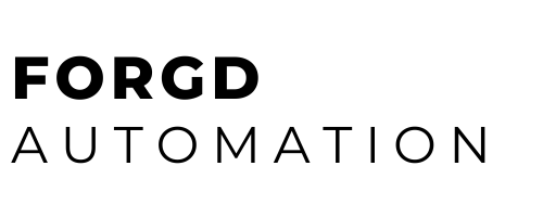 forgd automation logo in black